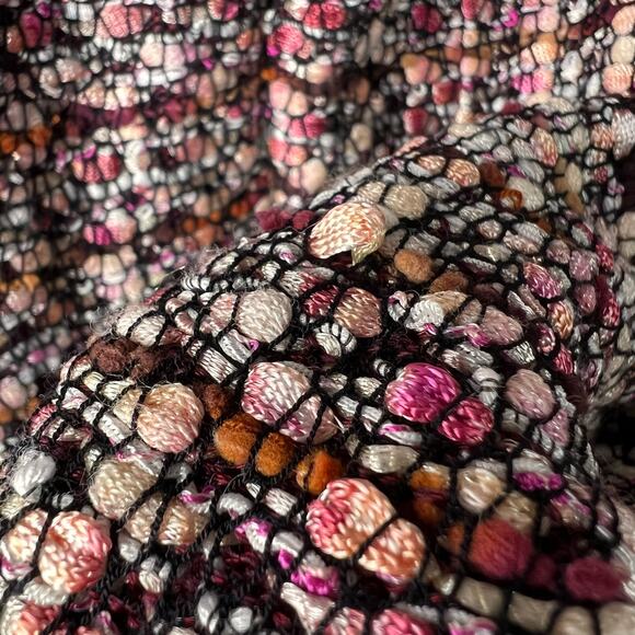 St. John Tweed Knit Wool Blend Blazer Multi-Color Jacket Size 4 USA Made - Picture 9 of 10